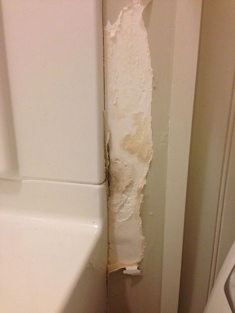 Water Damaged Drywall Repair Water Damaged Drywall, Repair Drywall Damage, Repairing Drywall, Fixing Drywall, Sheetrock Repair, Grout Repair, Bathroom Repair, Drywall Tape, Tile Repair