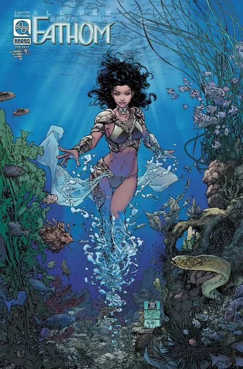 ALL NEW FATHOM #1 (vol 6) Fathom Comic, Aspen Matthews, Aspen Comics, Michael Turner, Online Comic Books, Top Cow, Fairytale Fantasies, Arte Dc Comics, Bd Comics