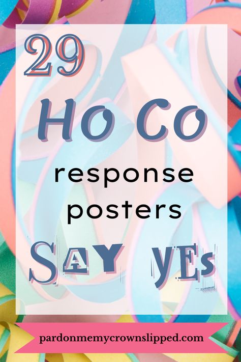 Say yes with one of these amazing replies to a homecoming invite. Promposal response ideas to surprise your date with a yes Answer To Homecoming Ideas, Homecoming Saying Yes Ideas, Homecoming Posters Saying Yes, Yes Replies To Homecoming, Saying Yes To Dance Ideas, Response To Dance Invite, Homecoming Responses Ideas, Say Yes To Dance Ideas, Hoco Dance Responses