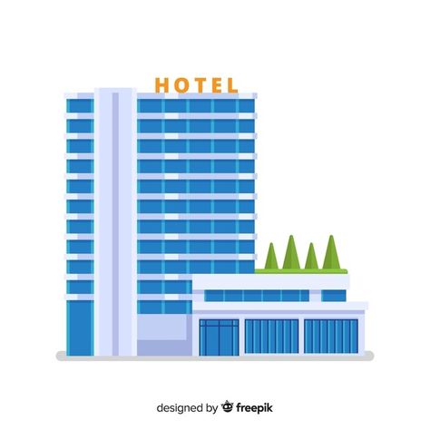 Flat hotel building illustration Free Ve... | Free Vector #Freepik #freevector #background #book #building #construction Book Building, Background Book, Studio Apartment Design, Building Icon, Building Illustration, Luxury Tableware, Hotel Reception, Hotel Building, Hotel Services