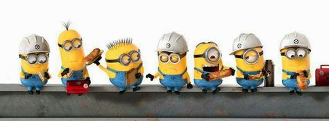 Minion construction workers Funny Cover Photos Facebook, Funny Cover Photos, Minions Working, Funny Facebook Cover, Cool Facebook Covers, Minion Mayhem, Despicable Minions, Timeline Cover Photos, The Minions