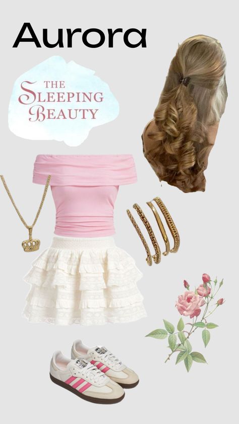 #aurora #disney￼ Disney Bound Aurora, Arora Disney, Aurora Disney Outfit, Princess Aurora Outfit, Sleeping Beauty Inspired Outfits, Aurora Inspired Outfits, Aurora Inspired Dress, Aurora Outfit, Trip Fits