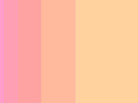 "sweet company" by c00ties gradient, pink Peach Sunset, Colour Room, Peach Color Palettes, Sunset Room, Sunset Color Palette, Peach Paint, Wedding Color Pallet, Orange Pink Color, Sunset Color