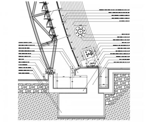 #cadbull #autocad #architecture #2d #2ddesign #construction #cadblock #rooftruss #contractors #remodeling #constructionworker #constructionwork #constructioncompany #builders Truss Detail, Space Truss, Skatepark Design, Wall Section Detail, Construction Unit, Curtain Wall Detail, Truss Structure, Train Station Architecture, Brick Detail