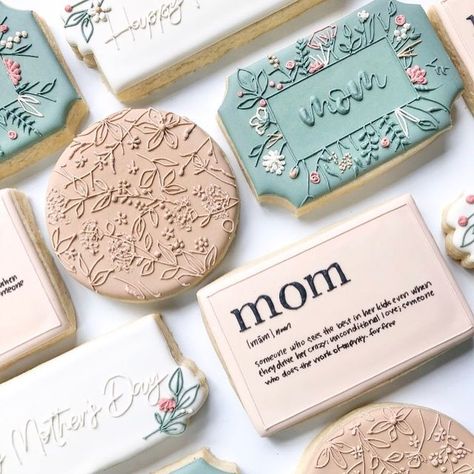 Mother Day Sugar Cookies, Mother’s Day Royal Icing Cookies, Mother Day Cookies, Mother’s Day Sugar Cookies, Gemstone Cookies, Mother’s Day Cookies, Mothers Day Cookies, Spring Flower Cookies, Cookies Design