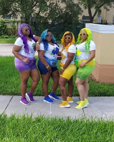 Party Matching Outfits, Freaknik Outfits, Cousins Sisters, Friend Group Pics, Dream Friend Group, Bestfriends Goals, Swag Clothes, Kids Outfits Daughters, Squad Outfits