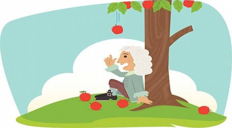 Isaac Newton Biografia Corta & Curiosidades de su Vida Comedians Jokes, Newtons Laws Of Motion, Newton Photo, Earth Gravity, Apple Benefits, Newtons Laws, Interesting Science Facts, Isaac Newton, Creative Icon