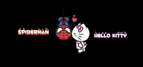 feel free to use it :3 Hello Kitty And Spiderman Desktop Wallpaper, Hello Kitty And Spiderman Computer Wallpaper, Y2k Hello Kitty Wallpaper Laptop, Hello Kitty Banner Discord, Hello Kitty Widget Medium, Wallpaper Backgrounds For Pc, Spider Man Banner, Hello Kitty Wallpaper Laptop, Drawing Ideas Spiderman