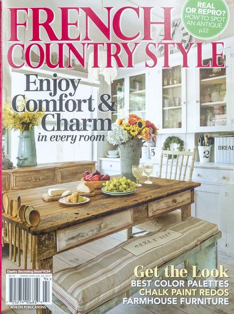 French Country Style Kitchen, Style Color Palette, French Country Aesthetic, Diy French Country Decor, Country Style Magazine, French Country Ideas, Cedar Hill Farmhouse, Country Home Magazine, Country Ideas