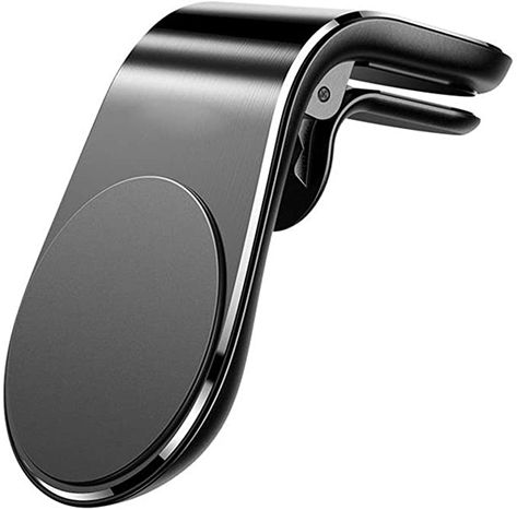 Amazon.com: Car Phone Magnetic Clip-on L Shape Stand, MamaWin Aluminum Alloy Portable Car Cell Phone Non Adhesive Holder Mount, Metal Mobile Phone Holder for iPhone, Android Phone, 1 Pack, Black Portable Air Pump, Mobile Holder, Magnetic Phone Holder, Car Vent, Flat Tire, Car Holder, Car Mount, Car Phone Holder, Cell Phone Holder