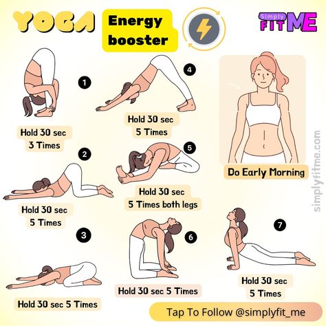 Do comment your favourite 💕 Energy booster early morning yoga to try..#yoga #yogainspiration Yoga For Energy Boost, Early Morning Yoga, Track Workouts, Energy Yoga, Energy Booster, Dos And Don'ts, Energy Boosters, Track Workout, Energy Boost