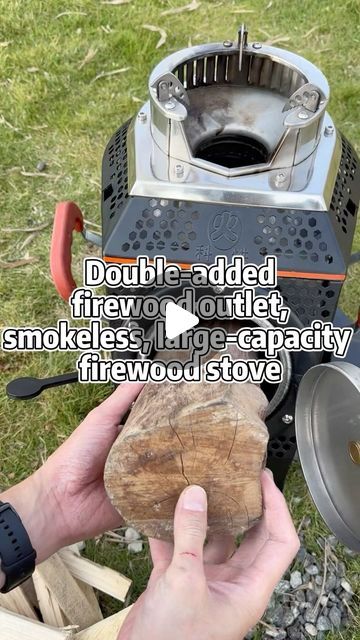 Smokeless woodstove #woodstove #outdoorstove #cookingstove #BBQ #camp ingstove #Food #outdoor #campinggear | Instagram Smokeless Wood Stove, Food Outdoor, Outdoor Stove, Kitchen Gear, Cooking Stove, Camp Kitchen, March 1, Wood Stove, Camping Gear