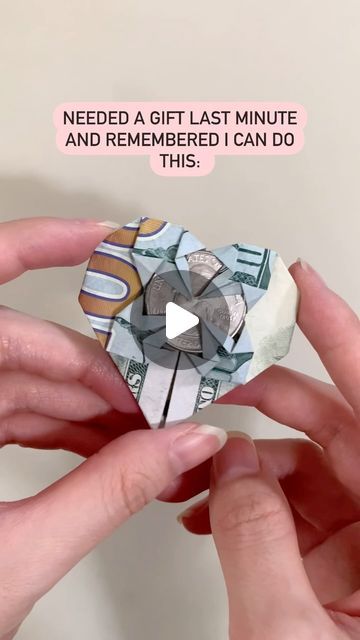 Valentina Balance on Instagram: "This gift has a 100% success rate #giftideas" Money Origami Heart, Folding Money, Dollar Bill Origami, Gift Wrapping Techniques, Creative Money Gifts, Creative Gift Wraps, Honey Gifts, Weekend Crafts, Gift Wrapping Inspiration