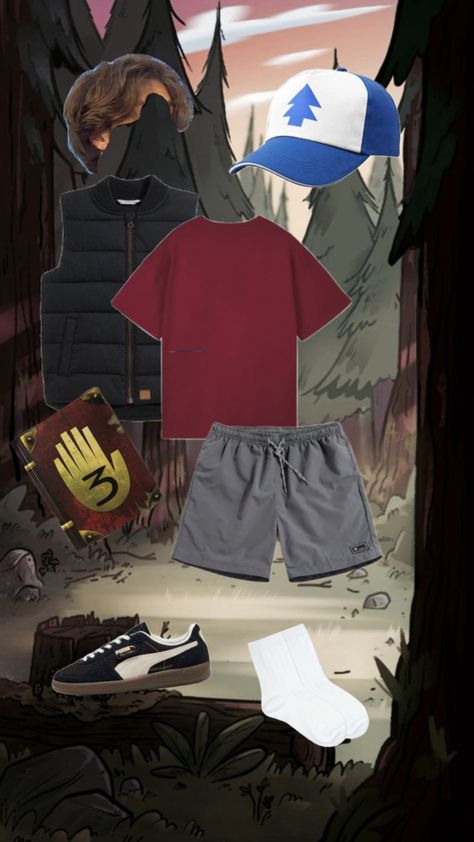 #gravityfalls #dipperpines mason pines Dipper Pines, Gravity Falls, Yearbook, Closet