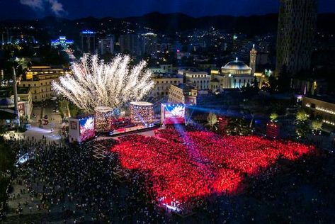 November celebrations in Albania | itinari 28 November Albania, Ismail Qemali, Albanian Flag, 28 November, Free State, Activities Preschool, Ottoman Empire, Aesthetic Backgrounds, Albania