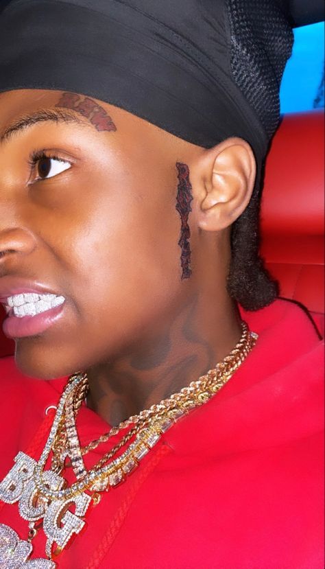 Men Hairline, Hood Neck Tattoo For Guys, Hairline Tattoos, Arm Tattoos Black, Best Neck Tattoos, Thug Style, Neck Tattoo For Guys, Afrocentric Art, Black Neck