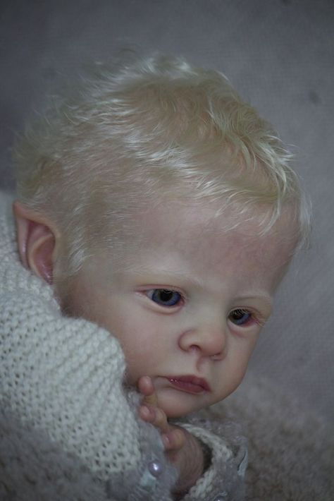 Hand-Crafted Reborn Dolls Baby Doll Hair, Real Life Baby Dolls, Real Baby Dolls, Fairy Ears, Fairy Art Dolls, Lifelike Dolls, Fantasy Art Dolls, Rosy Cheeks, Silicone Dolls