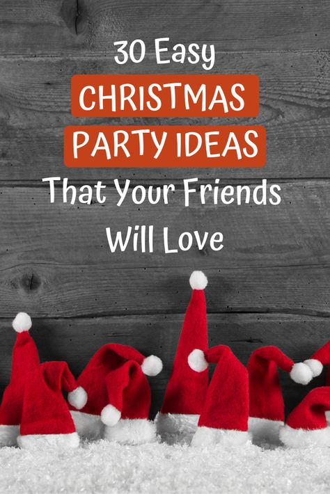 Easy Christmas Party Ideas, Ladies Christmas Party, Easy Christmas Party, Girls Christmas Party, Christmas Party Ideas, Adult Christmas Party, Work Christmas Party, Holiday Party Themes, Christmas Party Themes