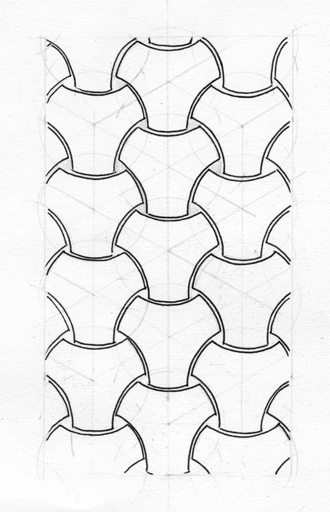 Interlocking Shapes Design, Interlocking Patterns, Interlocking Pattern, Interlocking Shapes, Circle Fashion, Form Architecture, Form Drawing, Jewelry Drawing, Geometric Form