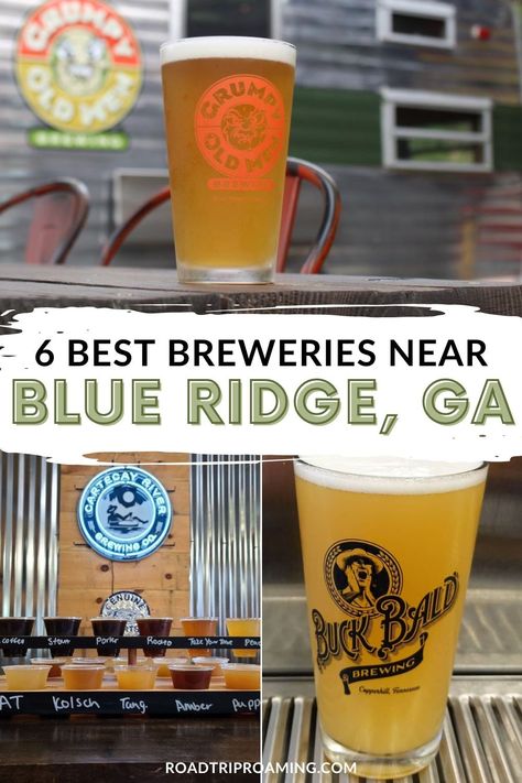 There are a few breweries in the area that you should add to your itinerary if you're planning a mountain getaway in Blue Ridge, Georgia! Blue Ridge Georgia, Blonde Ale, North Georgia Mountains, Georgia Mountains, Mountain Getaway, Local Brewery, Best Craft, North Georgia, Craft Brewery