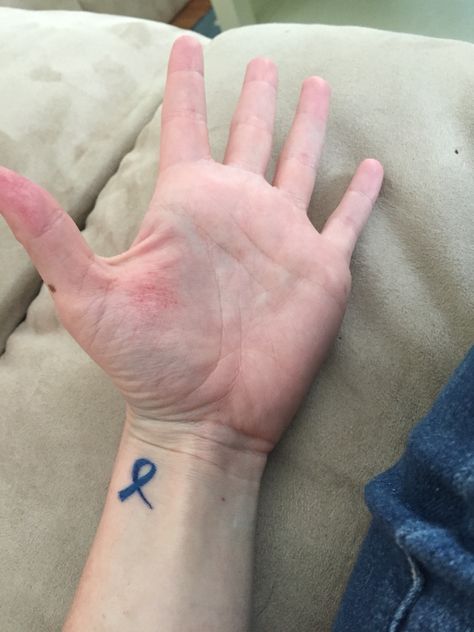 Ribbon Wrist Tattoo, Strength Ribbon Tattoo, Prostate Ribbon Tattoos, Kidney Ribbon Tattoo, Blue Ribbon Tattoo, Cute Tattoos For Cancers, Pink Ribbon Tattoos Survivor, Prostate Health Men, Self Love Tattoo