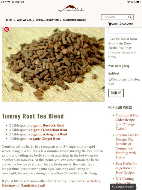 Licorice Root Tea Recipes, Burdock Root Recipes Teas, Dandelion Root Tea Recipe, Burdock Root Recipes, Root Chakra Tea, Dandelion Root Tea Detox Drink, Licorice Root Tea, Fire Cider Recipe, Astragalus Root