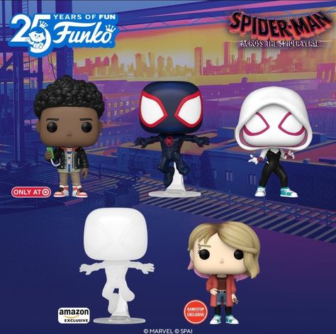 Spider-Man Shots 📸 on Twitter: "Funko Pop figures from Spider-Man: Across the Spider-Verse! https://t.co/YwOFq2oG9c" / Twitter Spiderman Funko Pop, Spiderman Things, Spiderman Pop, Funko Pop List, Spiderman And Spider Gwen, Spider Man Across The Spider Verse, Scarlet Spider, Funk Pop, Across The Spider Verse