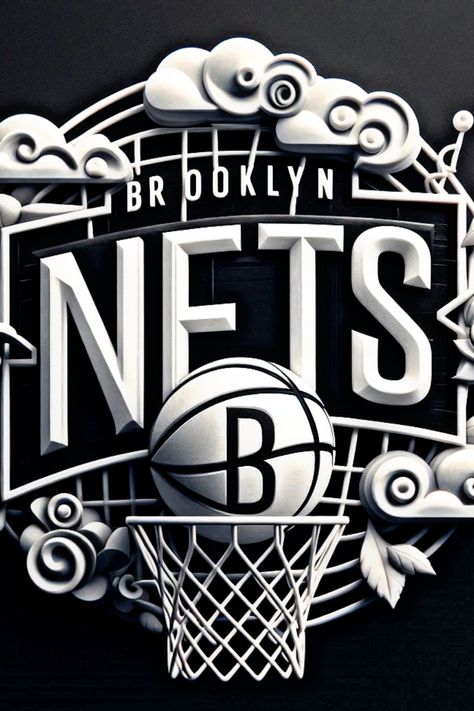 #NBA #Nets #Brooklyn #2024 #Logo Brooklyn Nets Cake, Nba Logo Wallpapers, Brooklyn Nets Wallpapers Iphone, Brooklyn Nets Jersey Design, Brooklyn Nets Logo, Lebron James Wallpapers, Kevin Durant Brooklyn Nets, Hd Wallpapers For Laptop, Brooklyn Nets