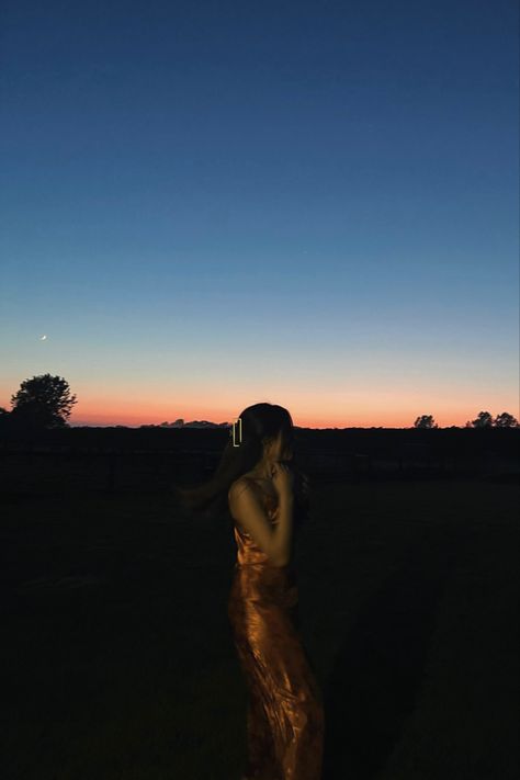 sunset vibes, inspo, aesthetic, ideas, no face, pose, semi formal, satin dress, spring, instagram, debut, guest, birthday, outfit Formal Satin Dress, Face Pose, Bday Pics, Debut Photoshoot, Hoco Hairstyles, Classy Prom, Aesthetic Foods, Spring Instagram, Girly Songs