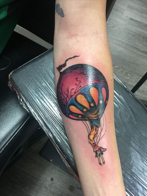 Circa Survive Tattoo, Survive Tattoo, Esao Andrews, 777 Tattoo, Circa Survive, Balloon Tattoo, Tattoo Videos, S Tattoo, Body Tattoos