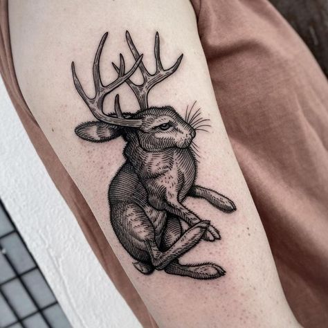 Irish Hare Tattoo, Fox Head Tattoo, Hare Tattoo, Irish Hare, Fox Head, Head Tattoos, Tattoos