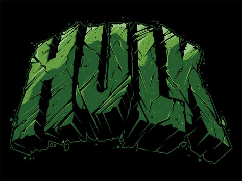 Hulk Lettering Hulk Smash Hulk Vector Marvel Illustration Custom by Jared Mirabile Hulk Painting, Logo Hulk, Marvel Illustration, Hulk Theme, Hulk Artwork, Spiderman Painting, Hulk Party, Marvel Comics Hulk, Hulk Birthday