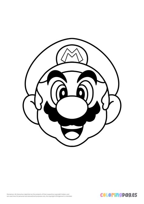 How To Draw Mario, Mario Hat, Super Mario Coloring Pages, Face Line Drawing, Mario Coloring Pages, Rainbow Canvas, Super Mario Party, Fukuoka Japan, Mario And Luigi