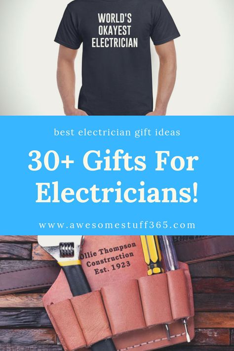 Discover the best Gifts for Electricians here in our guide that features the most unique electrician gifts money can buy. Check it out Today! Gifts For Electrician Boyfriend, Gift For Electrician, Electrician Gifts Ideas, Graduation Party Gift Ideas, Electrician Graduation, Gifts For Electricians, Homemade Graduation Gifts, Electrical Lineman, Second Year Anniversary Gift