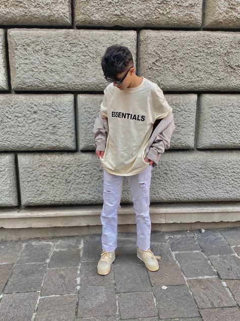 jordan 4 x off white sail beige Off White Jordan 4 Sail Outfit, Jordan 4 Beige, Outfit Jordan 4, Air Jordan 4 Off White, Off White Outfit, Jordan 4 Off White, Outfit Jordan, White Jordans, Mens Fashion Streetwear