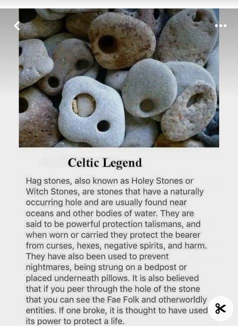 Celtic Legends, Hag Stones, Legends And Myths, Letter C, Cthulhu, Book Of Shadows, Rocks And Minerals, Writing Inspiration, Fun Facts