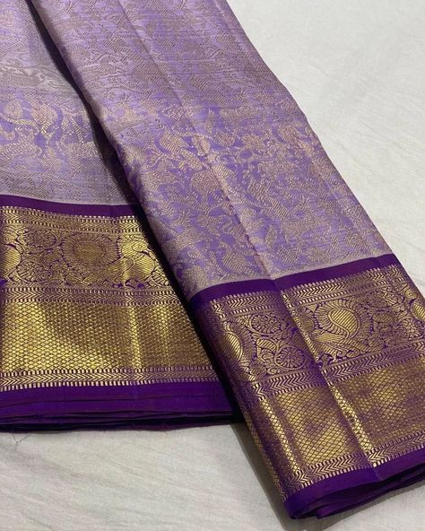 Pure kanchi Silk saree 😍 Silk mark certified ✨️ We customize Maggam/Aari/Embroidery Blouses according to client measurement requirements. We undertake order for saree border Maggam/Aari/Embroidery work. We Also ship internationally only through DHL/UPS For orders and details whatsapp to +91-799 791 2614/ DM us on Insta. . . . . . . . . . . . . #silksarees #saree #sareelove #sarees #sareesofinstagram #silk #handloom #sareelovers #silksaree #handloomsarees #onlineshopping #sareedraping #f... Purple Pattu Saree, Seemantham Saree, Trendy Blouse Patterns, Kanchivaram Saree, Sarees For Wedding, Silk Saree Blouse Designs Patterns, Kanchi Sarees, Kanjivaram Sarees Silk, Simple Frock Design