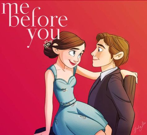 "Me Before You" fan art. Clark Outfit, Bd Art, Jojo Moyes, Film Posters Art, Chick Flicks, Romantic Movies, Book Memes, Romance Movies, Film Serie