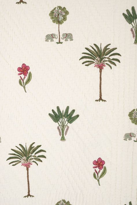 Motives Design, Palm Tree Flowers, Misha Lakhani, Wedding Website Design, Indian Motifs, Print On Paper Bags, Good Earth, Print Design Art, Textile Prints Design