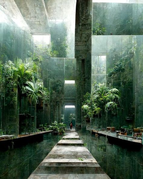 Jungle Architecture, Eco Brutalism, Spider Society, Nature Technology, Soul Therapy, Tropical Interior Design, Tropical Interior, Minimal Architecture, Eco Architecture