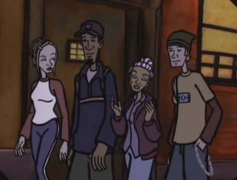 Mtv's Downtown, Slideshow Pictures, Downtown Mtv, Mtv Downtown, Sentimental Art, Daria Mtv, Downtown Core, 2000s Art, 2000s Cartoons