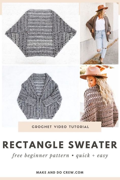 Cocoon Cardigan Pattern, Easy Crochet Cardigan, Crochet Shrug Pattern Free, One Skein Crochet, Crochet Cocoon, Crochet Sweater Free, Crochet Sweater Pattern, Fast Crochet, Crochet Cardigan Pattern Free