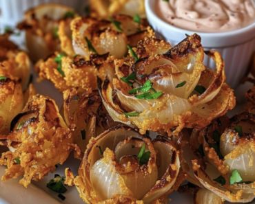 Baby Air Fryer Blooming Onions, Mini Blooming Onion Air Fryer, Onions In Air Fryer, Mini Blooming Onions, Blooming Onions, Easy Cooking Ideas, Blooming Onion Recipes, Actifry Recipes, Air Fryer Recipes Snacks