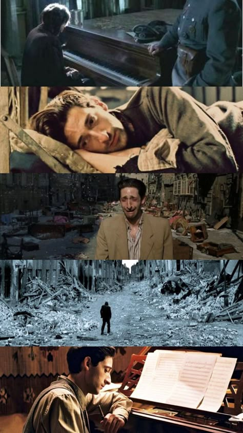 Best Cinematography Movies, The Pianist Movie, Movie Background, The Pianist, Filmmaking Inspiration, Shot Film, Movie Collage, Photography Composition, Something Funny