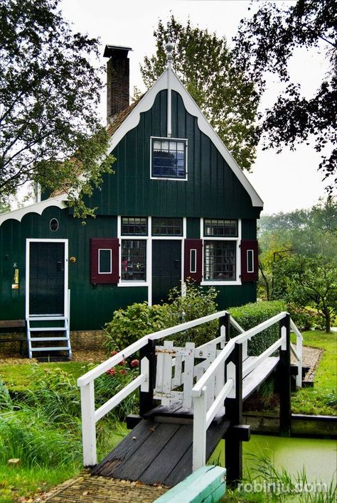 Dutch Farms, Dutch Netherlands, Zaanse Schans, Dutch Heritage, North Holland, Amsterdam Holland, Holland Netherlands, Netherlands Travel, Romantic Cottage