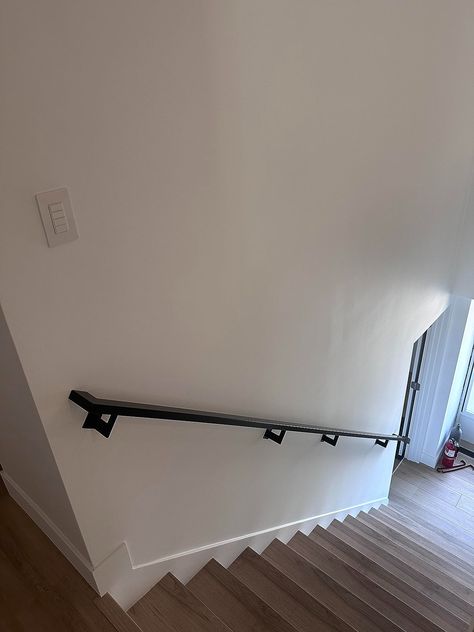 Urban Contemporary Aluminum Complete Handrail Grab Bar Set, Brackets Included, Black Powder Coated Finish (5 Foot Handrail Set) - Amazon.com Handrail Brackets, Urban Contemporary, Grab Bar, Grab Bars, Bar Set, Powder Coating, Powder Coated, Garage, Bar