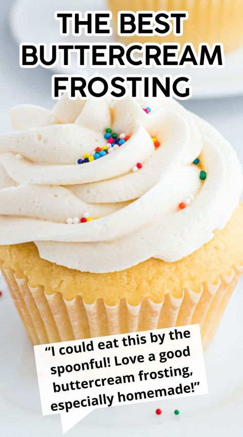 Spring Breakfast Recipes, Best Buttercream Frosting Recipe, Cake Mix Donuts Recipe, Best Icing Recipe, Ice Cream Sandwich Cake Recipe, The Best Buttercream Frosting, Cake Mix Donuts, Buttercream Icing Recipe, Easy Buttercream Frosting