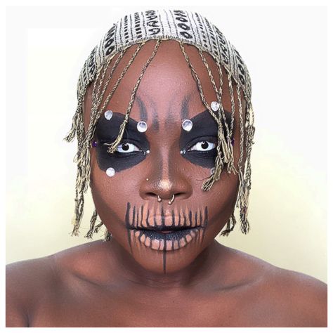 Skull makeup by lyric rochester Skeleton Makeup, Skull Makeup, Halloween Looks, Halloween Face, Face Makeup, Halloween Face Makeup, Makeup