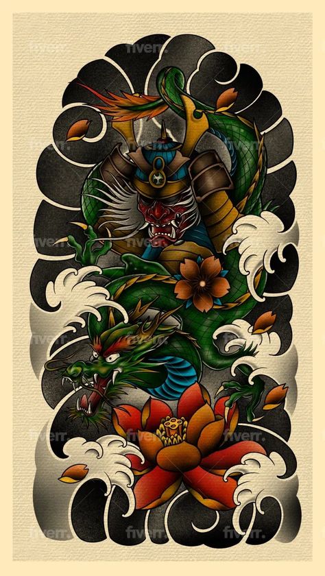 Japanese Back Tattoo Design, Desain Tattoo, Tattoo Designs Japanese, Tato Irezumi, Japanese Peony Tattoo, Japanese Traditional Tattoo, Samurai Tattoo Sleeve, Traditional Japanese Tattoo Designs, Irezumi Tattoo