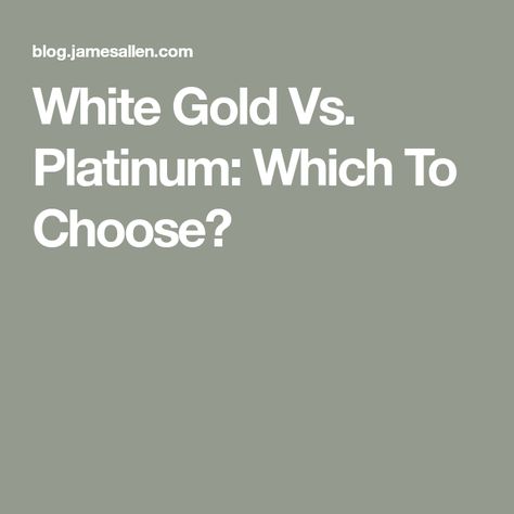 White Gold Vs. Platinum: Which To Choose? Engagement Rings And Wedding Bands, Marriage Ring, Simple Band, Platinum Engagement Rings, Yellow Gold Engagement, Special Girl, Yellow Gold Engagement Rings, Rose Gold Engagement, White Gold Engagement